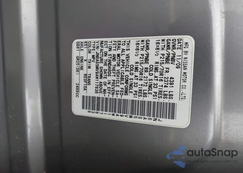 2010 Nissan Rogue S z USA, uszkodzony, nr VIN JN8AS5MV9AW117838